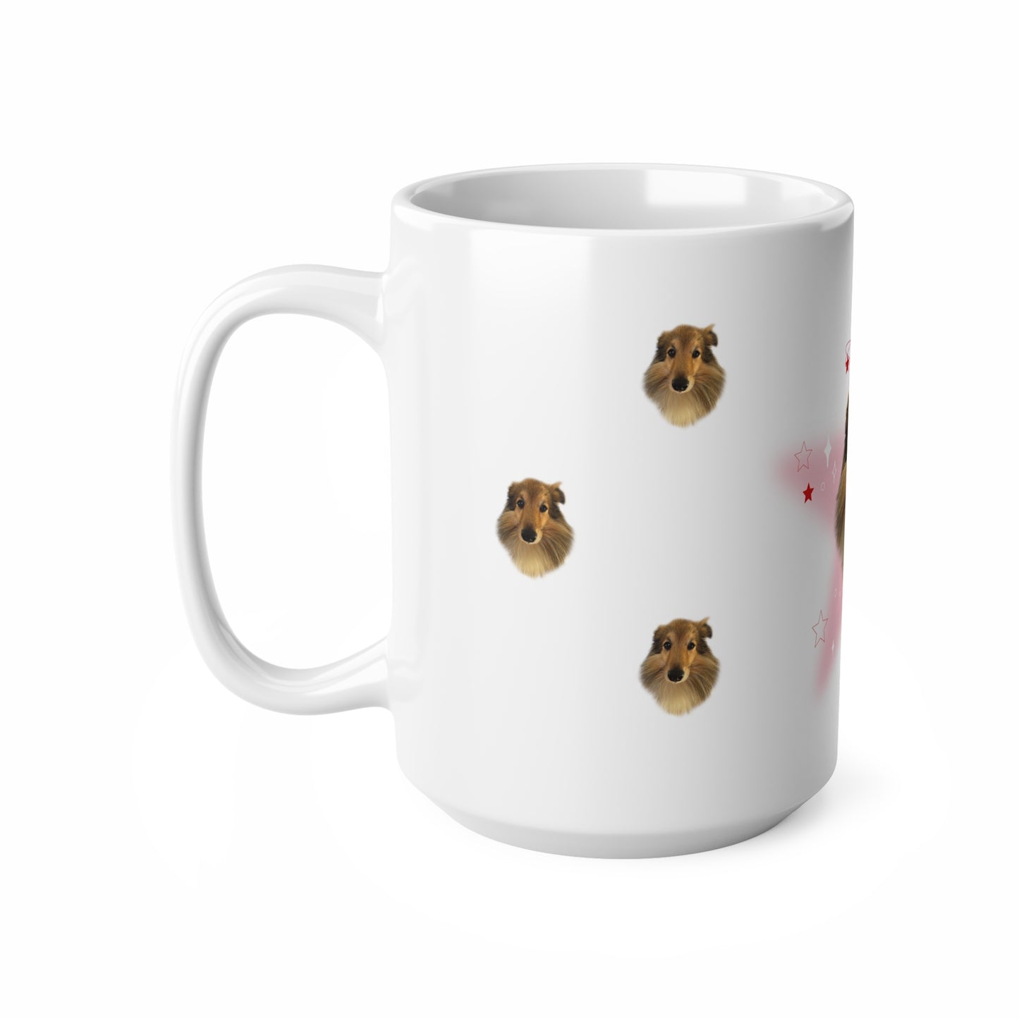 Tasse - lustige personalisierte Tasse mit deinem Hund drauf, "if i die my dog owns everything"